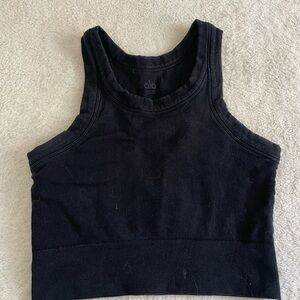 ALO Yoga Midnight Black Tank Top